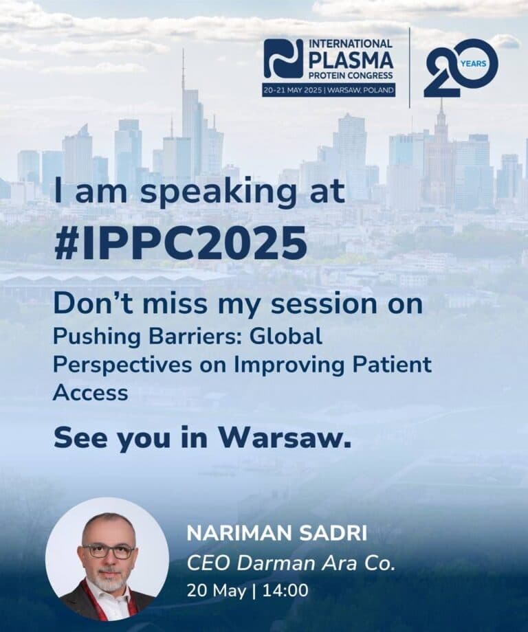 Speech at the World Plasma Congress